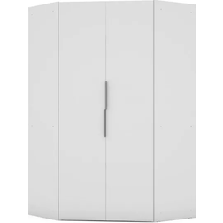 Manhattan Comfort Mulberry 2.0 White Wardrobe 65.9x81.3"