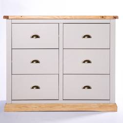 Bomporto Light Grey Chest of Drawer 110x91cm