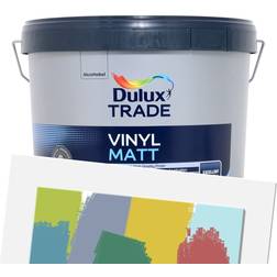 Dulux Trade Vinyl Matt Tinted Wall Paint, Ceiling Paint Beige 10L