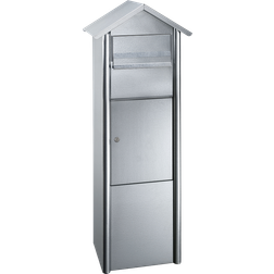 MEFA Pine Parcel Box 485 Ruko Lock - Galvanized