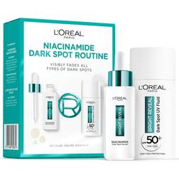 L'Oréal Paris Bright Reveal Niacinamide Dark Spot Routine with Serum Fluid SPF50+