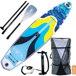 RAVE Sports KOTA Borealis Inflatable Stand-Up Paddleboard Package