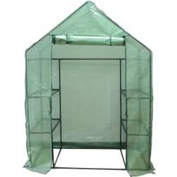 Wickes Plastic Walk In Greenhouse Green