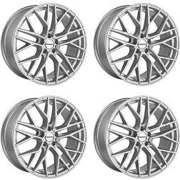 Carmani 4 carmani felgen 20 ludwig 6,5x16 et50 5x108 wssil c-max focus galaxy white silver