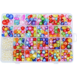 Otego Pearl Box Acrylic Beads Mix 500pcs