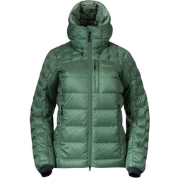 Bergans Magma Medium Down Jacket w/Hood Women - Dark Jade Green