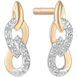 Støvring Design Ear Studs - Gold/Transparent