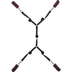 Baseks Pinky Bondageset till Sängen Svart