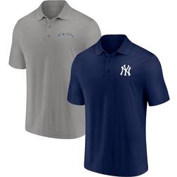 Fanatics Branded New York Yan Dueling Logos Polo Combo Set - Navy/Gray