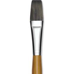Isabey Synthetic Brush Flat Long Handle Size 12
