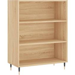 vidaXL Engineered Wood Sonoma Oak Bokhylla 90cm