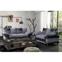 Luxury Life Dino Fabric Cord Sofa 3 Seater