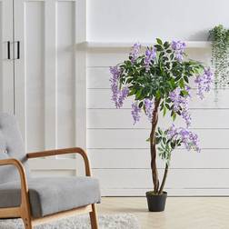 Living and Home Large Purple Wisteria Flower Tree Artificial Plant