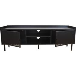 Lloyd Pascal Mesh Black TV Bench 140x48cm