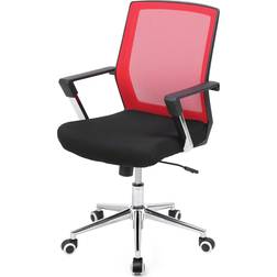 Songmics Swivel Red Kontorsstol 102cm