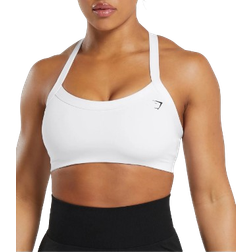 Gymshark Cotton Lifting Sports Bra - White