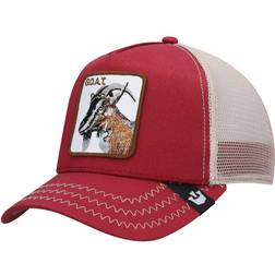 Goorin Bros. Goat Beard Trucker Adjustable Hat - Red/Natural