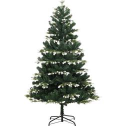 vidaXL Snow Hinge Green/White Julgran 240cm