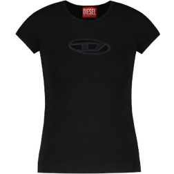 Diesel T-Angie T-shirt with Peekaboo Logo - Black