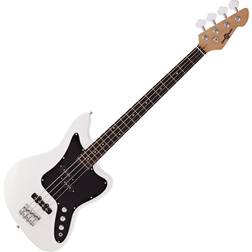 Gear4music Seattle Bass Guitar by Gear4music, White