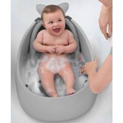 Skip Hop Moby 3 Stage Baby Bath Grey Grey/Oak