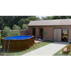 Gre Piscina fuori terra acciaio Ovale 500x300x1,20 SICILIA KITPROV503W