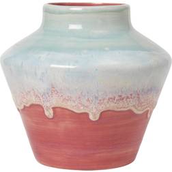 Kähler Poppery Mint/Pink Vase 20.5cm