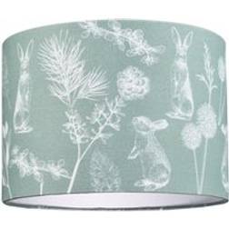 Happy Homewares Woodland Theme Sage Olive Green Shade 25.4cm