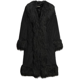 Superdry Longer Afghan Coat - Black