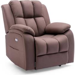 More4Homes Brookline Electric Mocha Armchair 106cm