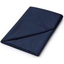 Helena Springfield 'Plain Dye' Polycotton Flat Bed Sheet White, Blue