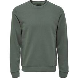 Only & Sons Ceres O-Neck Sweatshirt - Grey/Castor Grey