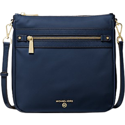 Michael Kors Jet Set Large Nylon Gabardine Messenger Bag - Navy