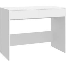 vidaXL Engineered Wood White Bureau d'écriture 50x101cm