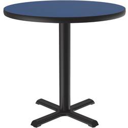 Correll Round Breakroom Blue Coffee Table 42"