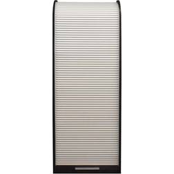 Mäusbacher Blind Roller Shutter Black Steel/White Lagerschrank 69x192cm