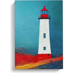 Breakwater Bay Lighthouse Vol.2 Multicolour Framed Art 40x60cm