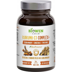 Biowen Turmeric C3 Complex Curcumin Pepper Ginger 60 pcs