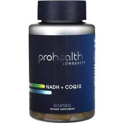 Prohealth ProHealth Longevity, NADH + CoQ10, 60