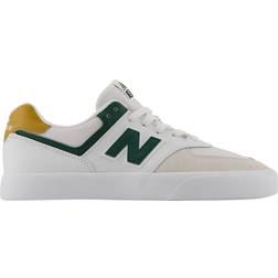 New Balance Numeric 574 Vulc M - White/Nightwatch Green