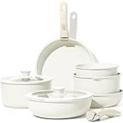 Carote Set non-stick Set med lock 10 delar