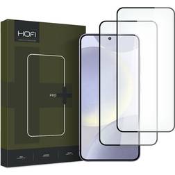 MTP Products Samsung Galaxy S24 Hofi Premium Härdat Glas Skärmskydd 9H 2 St. Svart Kant