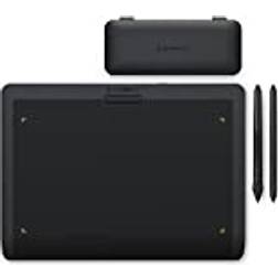 Xencelabs XENCELABS grafisk surfplatta, trådlös ritplatta med 2 batterifria digitala pennor, lutningsstödpenna med 8192 nivåer penntryckkänslighet, 12” bärbar ritplatta för Win/Mac/Linux, svart