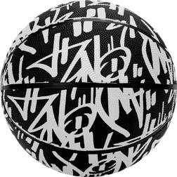 AND1 Street Ink Rubber Basketball: Official Regulation Size 7 29.5 inches Rubber Basketball Deep Channel Construction Streetball, Made for Indoor Outdoor