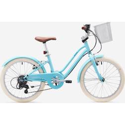 Btwin Kids 20 Inch City Bike 500 Blue Kids Bike