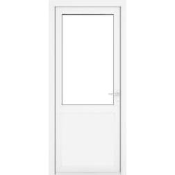Crystal uPVC White Interior Door S 0502-Y L (72.5x)