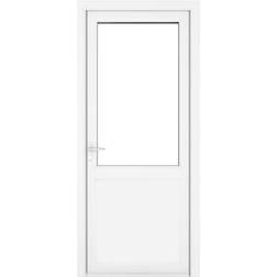 Crystal uPVC White Interior Door S 0502-Y (72.5x)