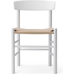 Fredericia Furniture J39 Mogensen White Beech/Natural Paper Cord Köksstol