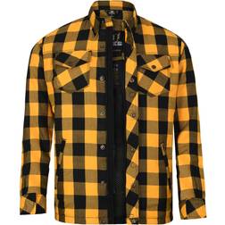 Bores Lumberjack Basic Motorcycle Shirt - Black/Yellow Man