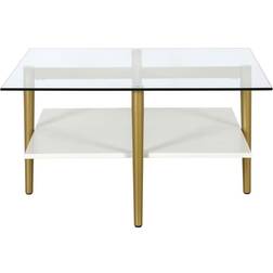 Hudson & Canal Otto Transparent Coffee Table 32x32"